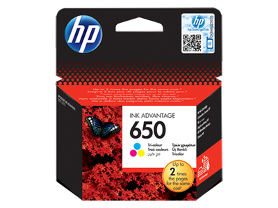  HP 650 trij&#x173; spalv&#x173; (Tri-colour) originali ra&#x161;alo kaset&#x117; 
