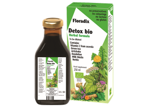 Vaistažolių vitaminai - Floradix Detox Bio, 250ml