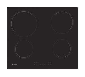 Kaitlentė Candy Hob CH64CCB Vitroceramic, Number of burners/cooking zones 4, Touch, Black