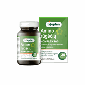 Lifeplan amino rūgščių komplekso tabletės su cinku N30