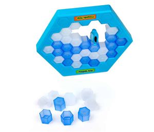 Stalo žaidimas - Pramušk ledą ir numesk pingviną