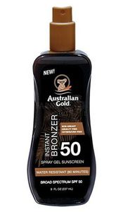 AUSTRALIAN GOLD apsauginis pienelis nuo saulės su bronzantais SPF50 237ml