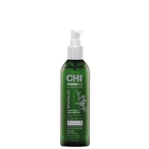 CHI Power Plus Revitalize Vitamin Hair &amp; Scalp Treatment Galvos odos purškiklis su vitaminais, 104ml