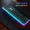 Royal Kludge RK918 RGB Black Wired Mechanical Keyboard | 100%, Blue switches, US