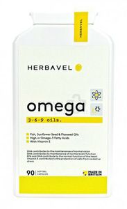 Maisto papildas HEALTHYLIFE Omega 3-6-9 Oils N90