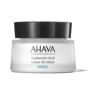 Ahava Hydrate Hyaluronic Acid Leave-On Mask Nenuplaunama veido kaukė su hialurono rūgštimi, 50ml