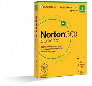 Norton 360 Standard 10GB 1 vartotojui, 1 įrenginiui, 1 metams (dėžutė)