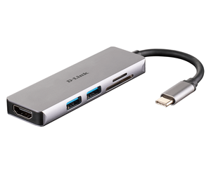 D-Link D-Link DUB-M530 HUB USB -C + USB 3.0 + HDMi + S