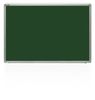 Magnetinė rašomoji lenta 2x3, 120x90cm, žalios spalvos, rašymui kreida, aliuminio rėmas