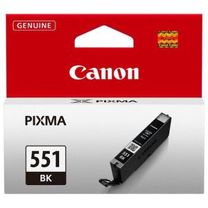 Canon CLI-551 (6508B001), juoda kasetė rašaliniams spausdintuvams