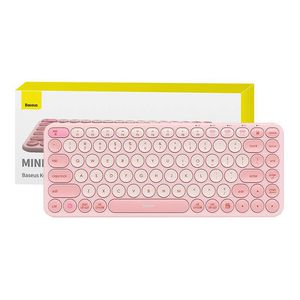 Baseus K01A Wireless Tri-Mode Keyboard Baby Pink