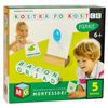 Montessori lavinamasis žaislas Kubelių ra&scaron;ymas 4 kubeliai 5+ MULITGRA