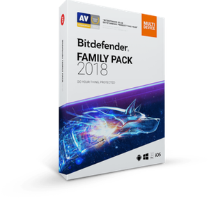 Bitdefender Family Pack 2 metams licencija iki 15 vietų