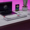 Keychron Q6 Pro 100% Shell White mechaninė klaviatūra (ANSI, RGB, Hot-Swap, Brown Switch)