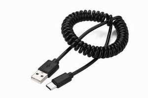 GEMBIRD Coiled USB Type-C cable 1.8m black