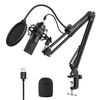 FIFINE K780A BLACK CONDENSER MICROPHONE + STAND | USB