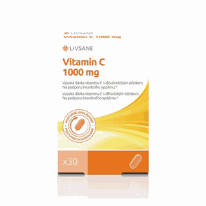 Livsane vitaminas C 1000 mg kapsulės N30