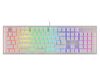 GENESIS THOR 303 RGB Wired White Mechanical Keyboard | Outemu Brown