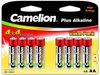 Camelion Plus Alkaline AA (LR06), 8 (4+4) value pack 1-pack maitinimo elementai