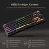 Royal Kludge RK M75 RGB Phantom wireless keyboard | 75%, Hot-swap, Silver switches, US