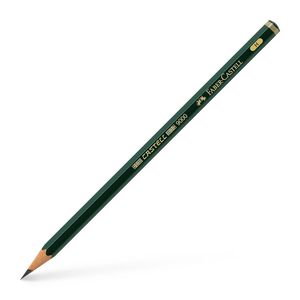 Pieštukas Faber-Castell 9000, H, be trintuko, padrožtas