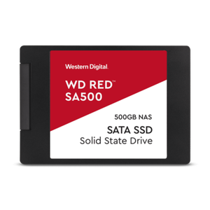 WD Red SA500 NAS SSD 2.5'' 500GB 560/530 MB/s, designed and tested for 24/7 usage