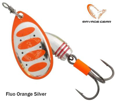 Savage gear sukriukė Rotex Fluo Orange Silver 8 g