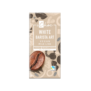 Baltasis šokoladas WHITE BARISTA ART, ekologiškas