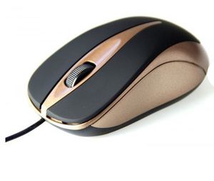 Media-tech Optical mouse Plano black-gold