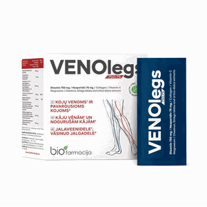 Venolegs 750 mg/75 mg milteliai N28