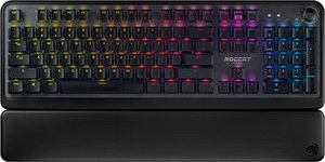 Roccat Pyro Mechanical Keyboard - US layout | AIMO lighting engine | Detachable palm rest | Brushed aluminum top plate