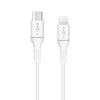 FIXED Cable USB-C/Lightning, White