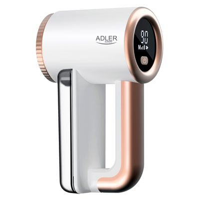 Pūkų rinkiklis Adler Lint remover AD 9617	 White/Gold, Rechargeable battery, 5 W