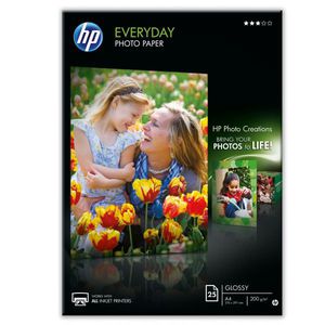  HP A4 Everyday pusiau blizgus nuotrauk&#x173; popierius, 200gsm, 25 lapai (Q5451A) 