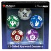 UP - 12 Sided Keyword Counters for Magic: The Gathering