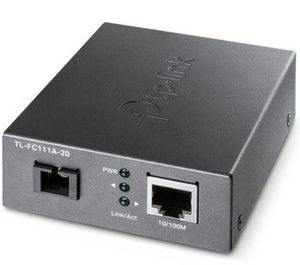 TP-LINK 10/100 Mbps WDM Media Converter TL-FC111A-20 1 x SC Fiber Port, 10/100 Mbps RJ45 Port