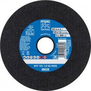 Nerūd. plieno pjovimo diskas PFERD EHT125-1,0mm SG INOX