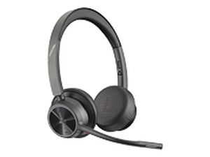 Poly VOYAGER 4320 UC,V4320-M C USB-C,WW Poly USB-C Headset  Built-in microphone Black Wireless USB Type-C