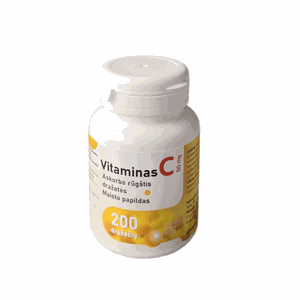 ABC VIT askorbo rūgštis 50 mg (vitaminas C) dražė N200