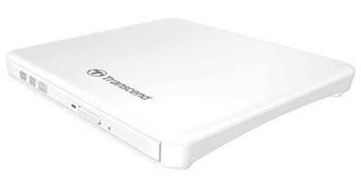TRANSCEND 8X DVDS-W Ultra-slim Writer USB 2.0 extern White CD-R/RW DVD+/-R DVDR+/-W DVD+/-R DL DVD-RAM