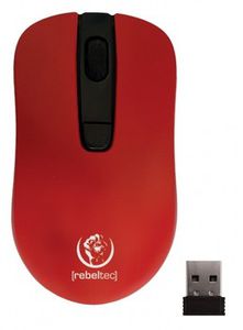 Optical wireless mouse Rebeltec STAR red