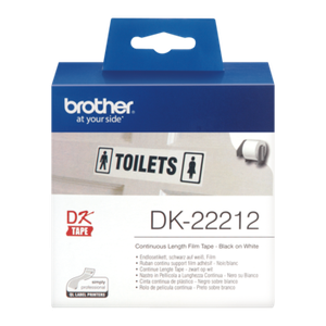 Brother DK-22212, 62mm x 15.24m, white continuous film