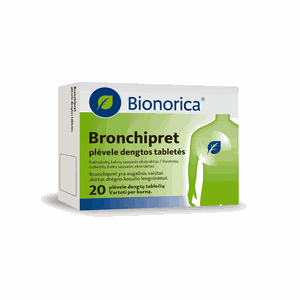 Bronchipret 60 mg/160 mg plėvele dengtos tabletės N20