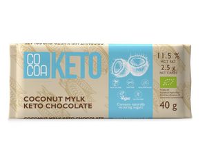 Ekologiškas KETO šokoladas Coconut Mylk, 40g
