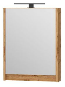 Spintelė LEOMC-50 su veidrodžiu ruda matinė pakabinama