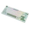 Royal Kludge RK R75 RGB Sky Cyan wired keyboard | 75%, Hot-swap, Chartreuse switches, US