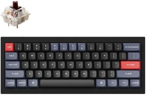Keychron Q4 60% Carbon black mechaninė klaviatūra (ANSI, RGB, Hot-Swap, Gateron Pro Brown Switch)