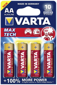 1x4 Varta Max Tech Mignon AA LR 6