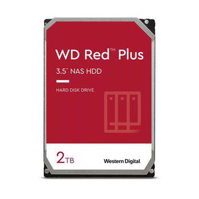 WD Red Plus 2TB SATA 6Gb/s 3.5inch Rpm5400 64MB cache Internal HDD Bulk