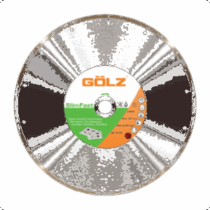 Deimantinis diskas keramikai GOLZ SlimFast Ø350x25,4mm